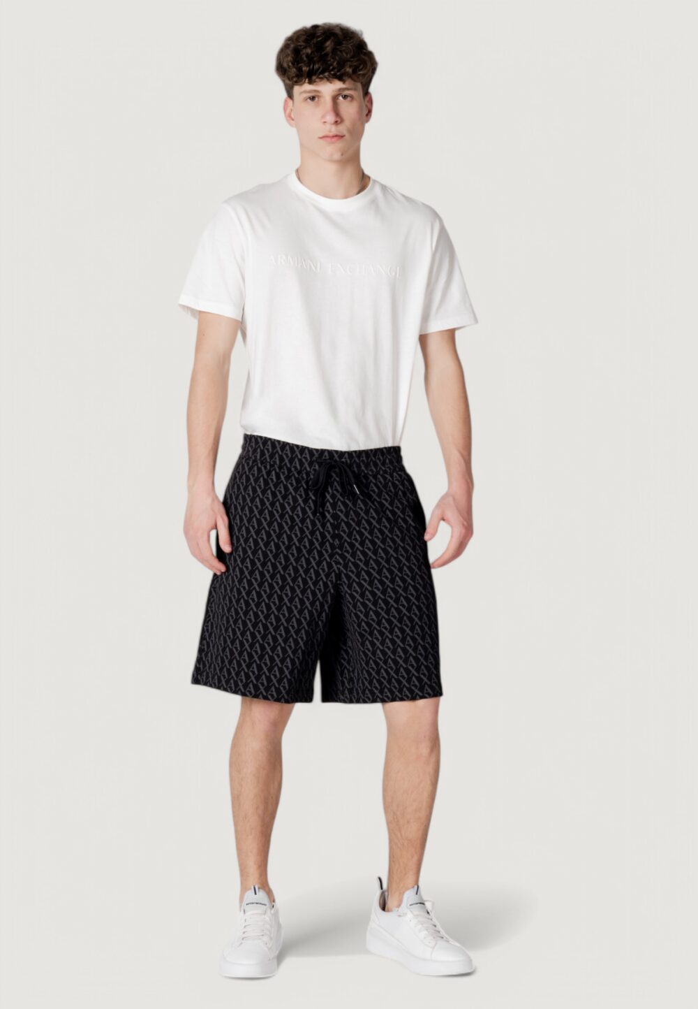 Bermuda sportivi Armani Exchange Nero - Foto 6