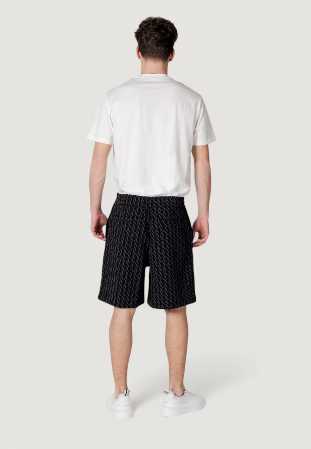 Bermuda sportivi Armani Exchange Nero - Foto 7