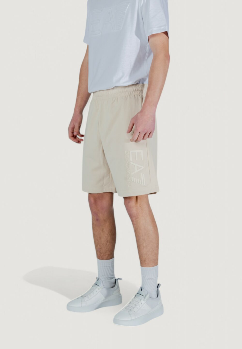 Bermuda sportivi EA7 Beige chiaro - Foto 8