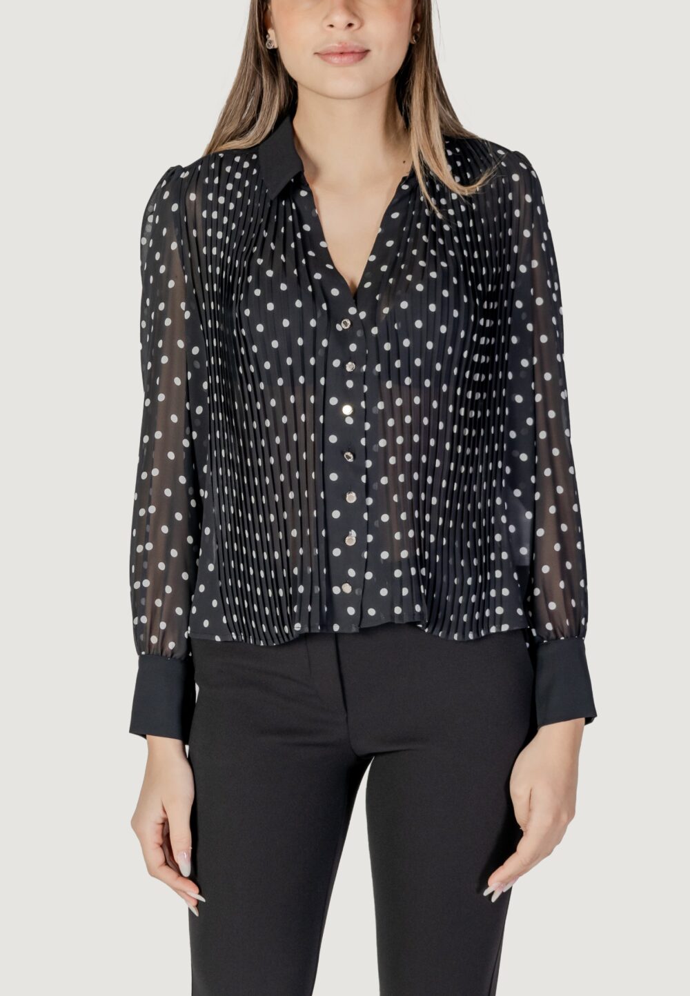 Bluse manica lunga Morgan De Toi Nero - Foto 3