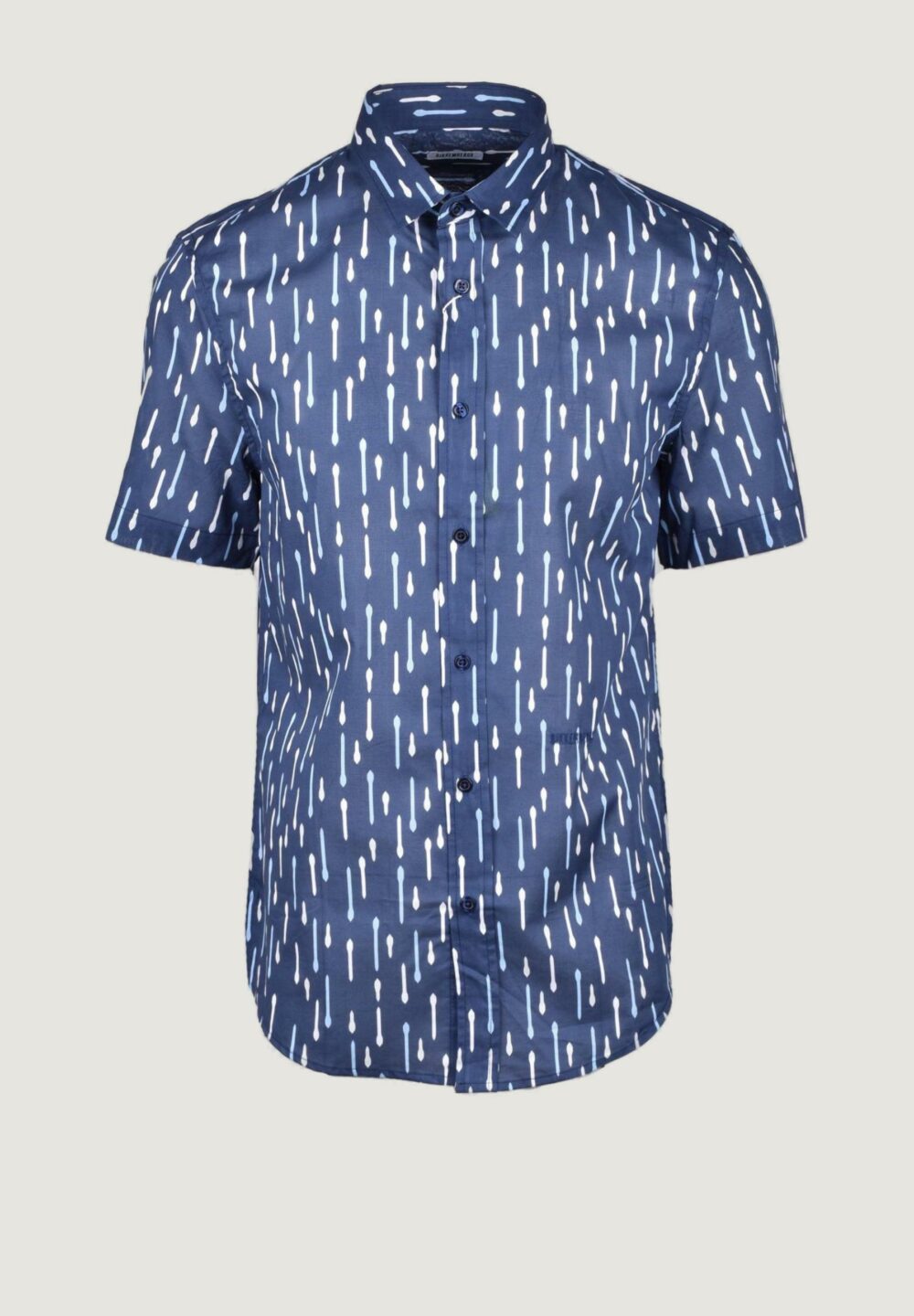 Camicia manica corta BIKKEMBERGS Blu - Foto 1