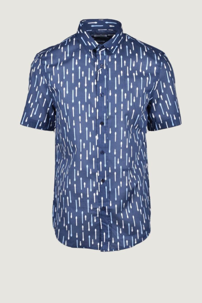 Camicia manica corta BIKKEMBERGS  Blu