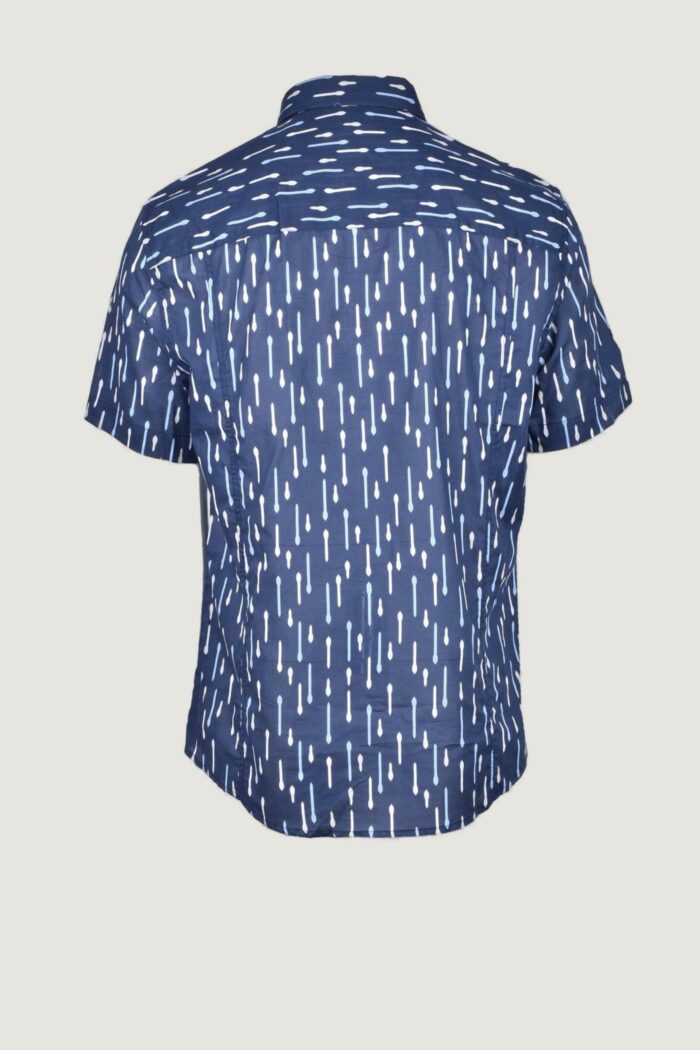 Camicia manica corta BIKKEMBERGS  Blu