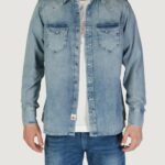 Camicia manica lunga Replay Denim chiaro - Foto 1