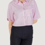 Camicia manica corta Jacqueline de Yong jdymio 2/4 cropped shirt wvn dia Rosa - Foto 1