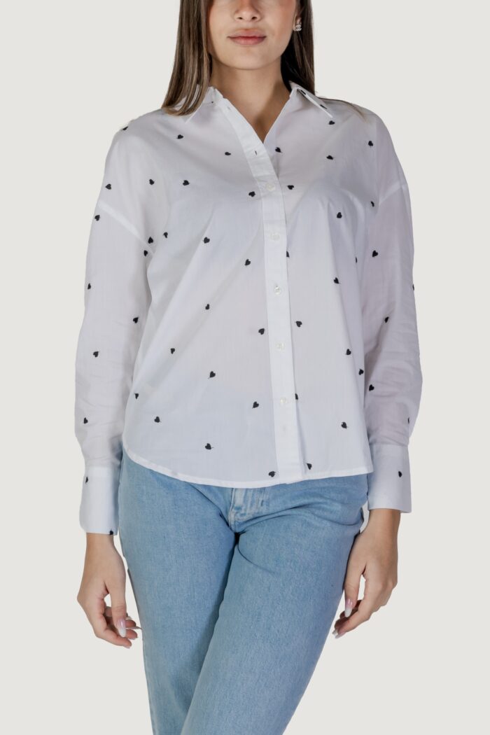 Camicia manica lunga Jacqueline de Yong jdynelly l/s loose shirt wvn Nero