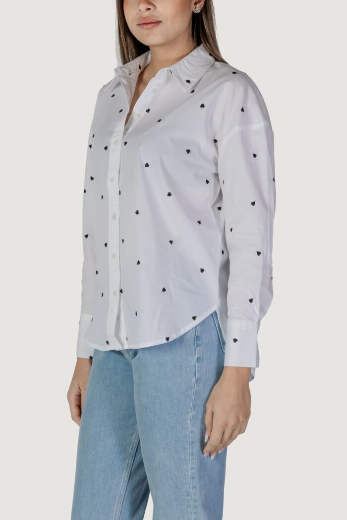 Camicia manica lunga Jacqueline de Yong jdynelly l/s loose shirt wvn Nero