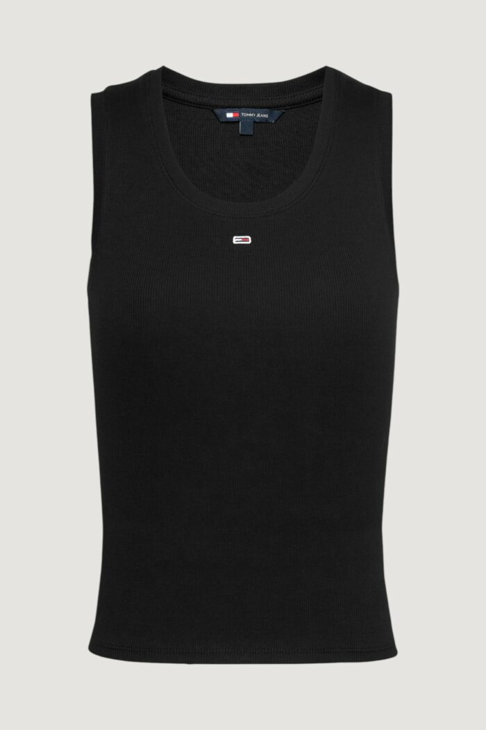 Canotta Tommy Hilfiger Jeans tjw essential rib Nero