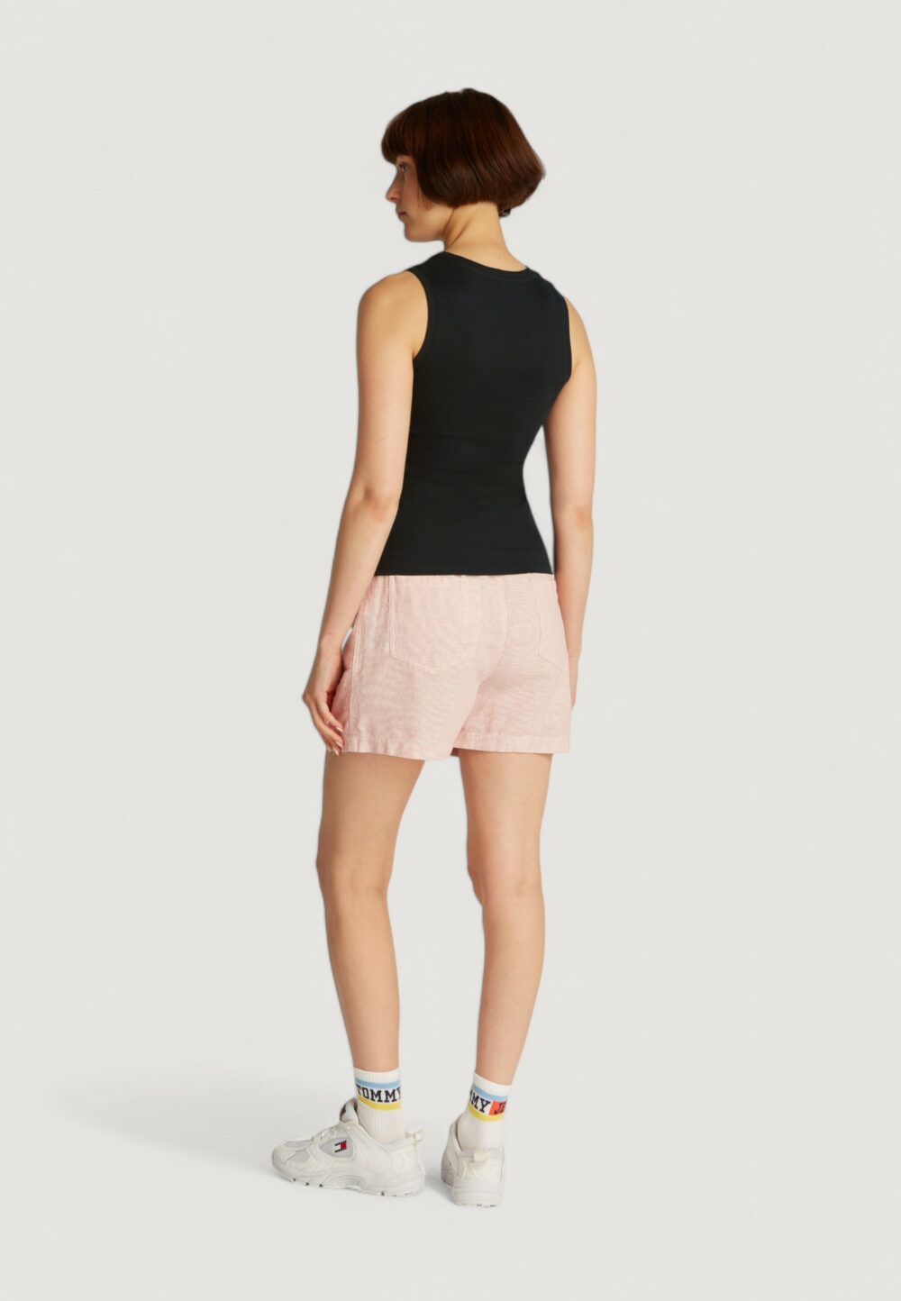 Canotta Tommy Hilfiger Jeans tjw essential rib Nero - Foto 5