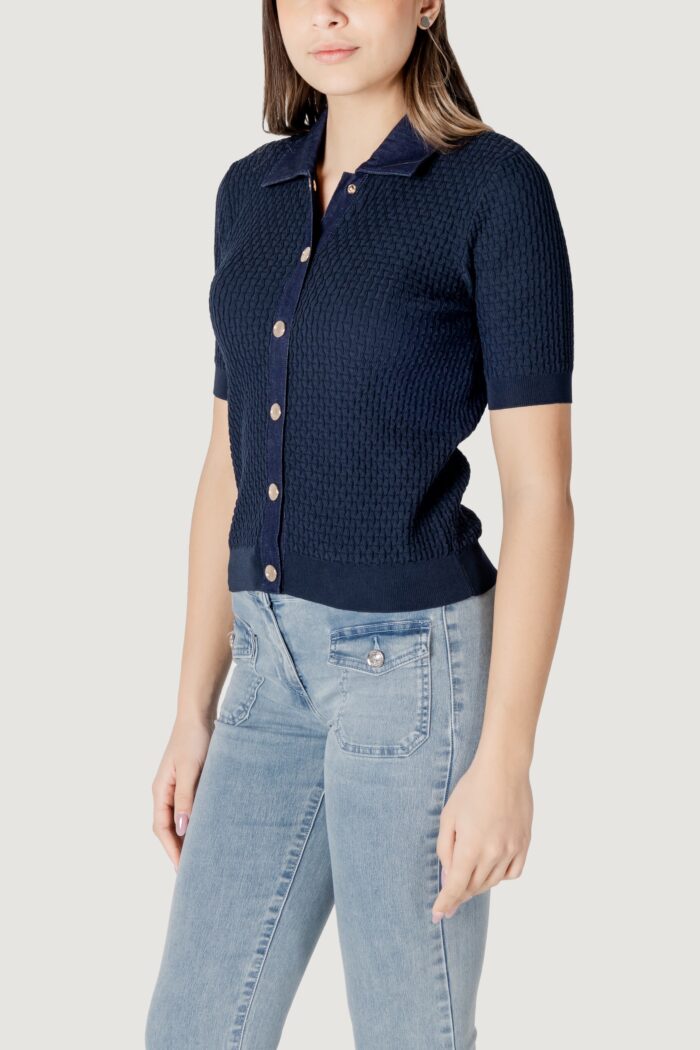 Maglia in filo manica corta Morgan De Toi  Blu marine
