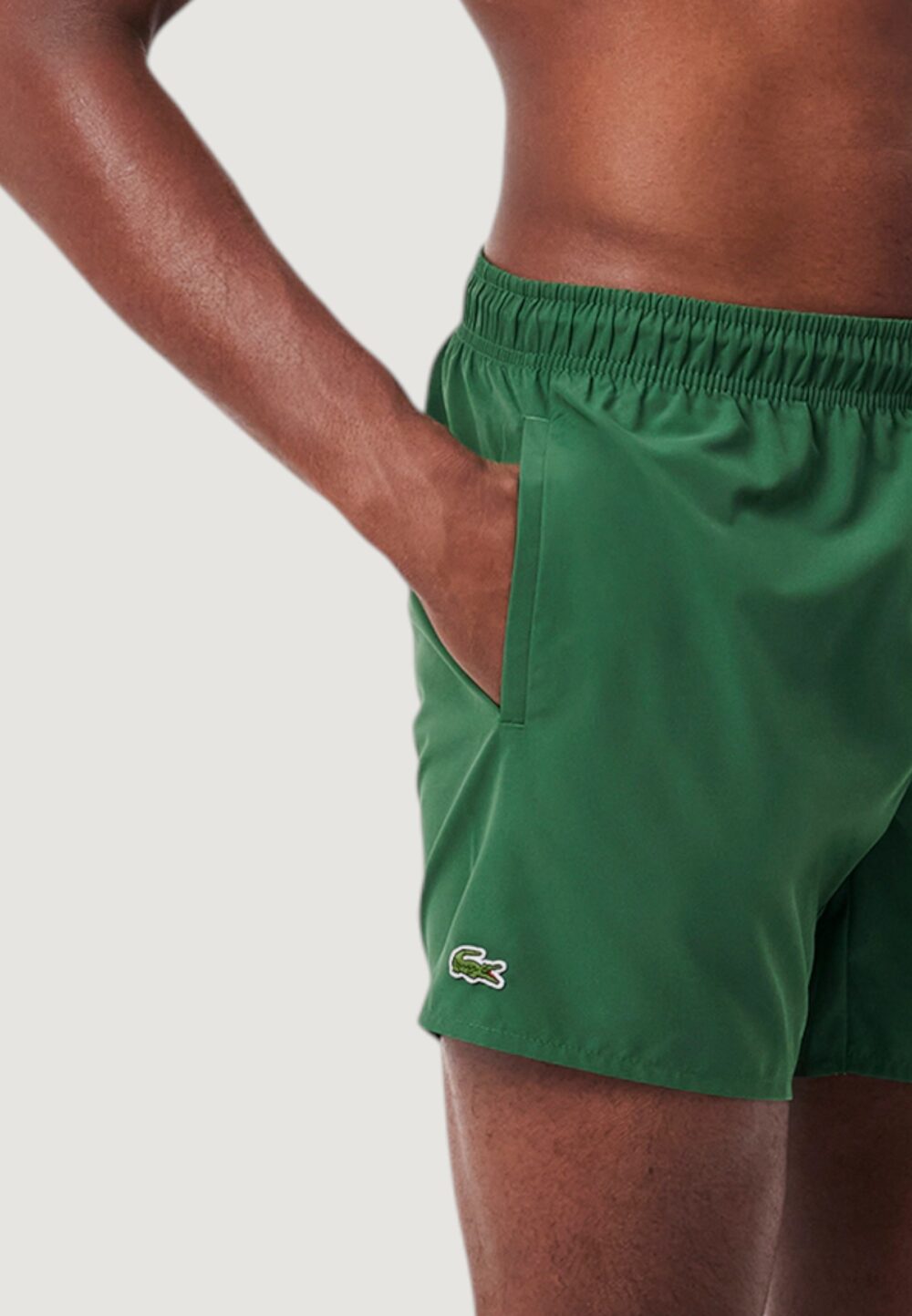 Costume slip LACOSTE Verde - Foto 4