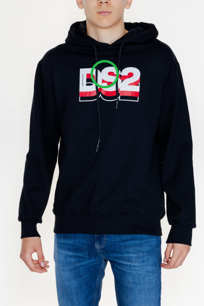 Felpa con cappuccio Drop Season 2 seconda scelta Nero