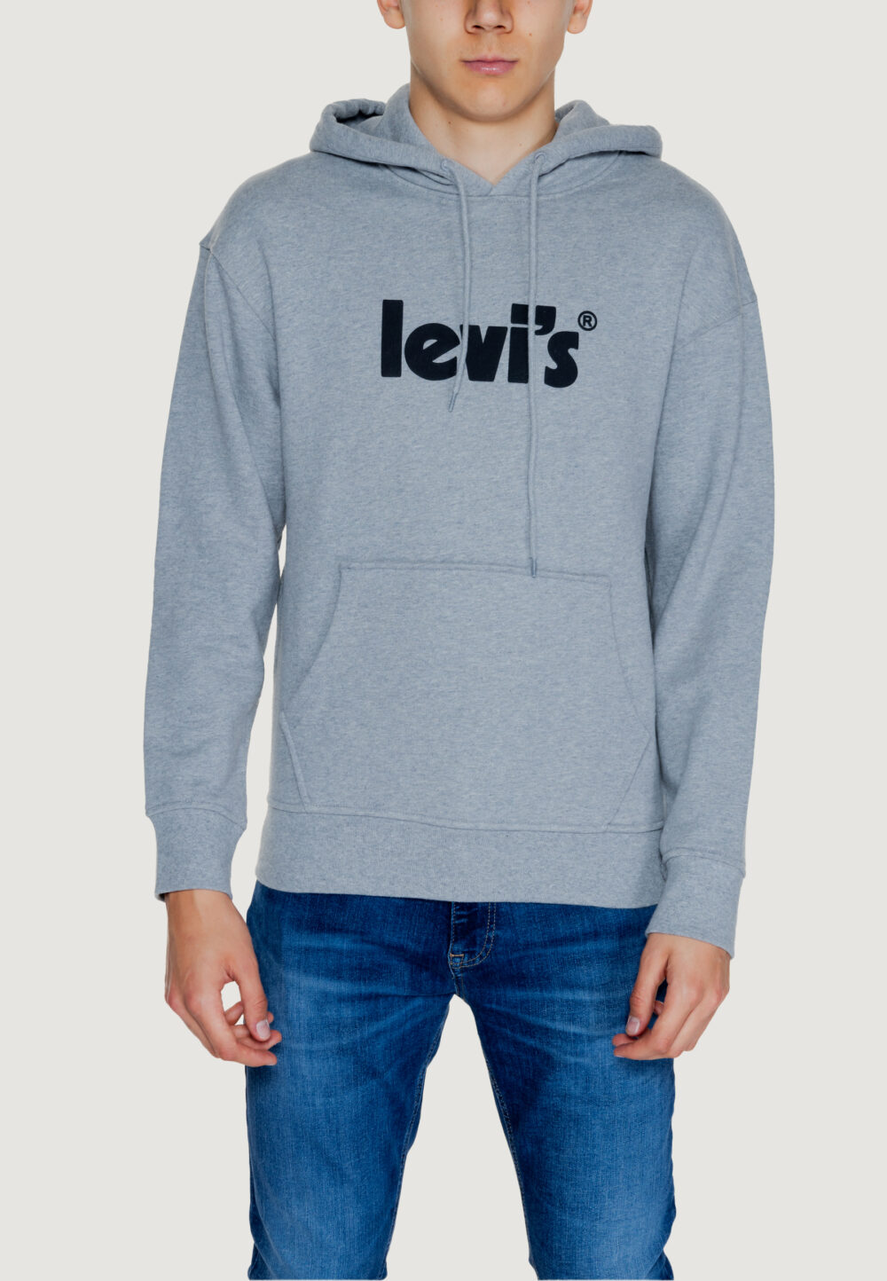 Felpa con cappuccio Levi's® relaxed graphic poster | seconda scelta Grigio - Foto 3