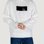 Felpa senza cappuccio Armani Exchange Panna - Foto 1