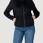 Felpa senza cappuccio Street One ltd qr zipper jacket w.strings Nero - Foto 1
