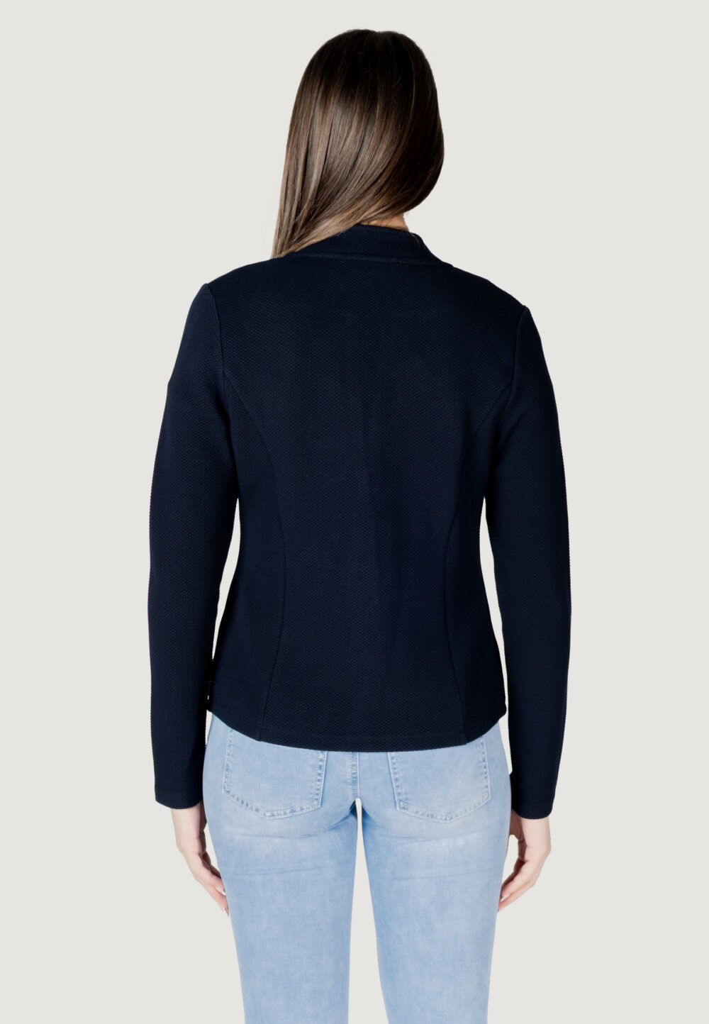 Giacca Street One jaquard blazer Blu - Foto 4