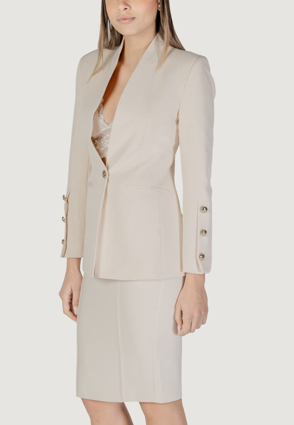 Giacca da completo Rinascimento Beige chiaro - Foto 5