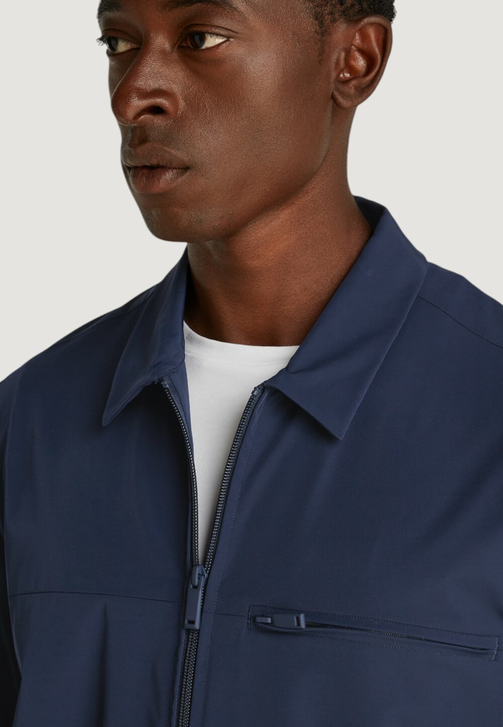 Giacchetto Calvin Klein nylon stretch tech Blu - Foto 2