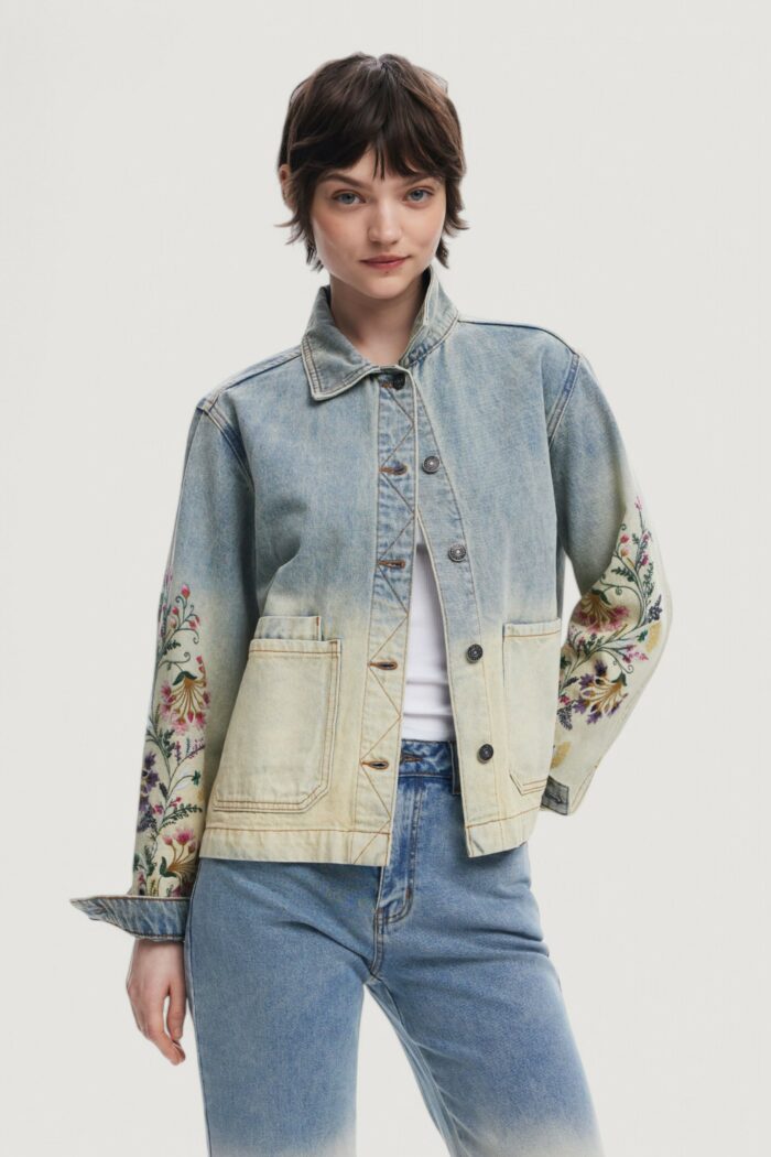 Giacchetto Desigual chaq_houston Blue Denim Chiaro