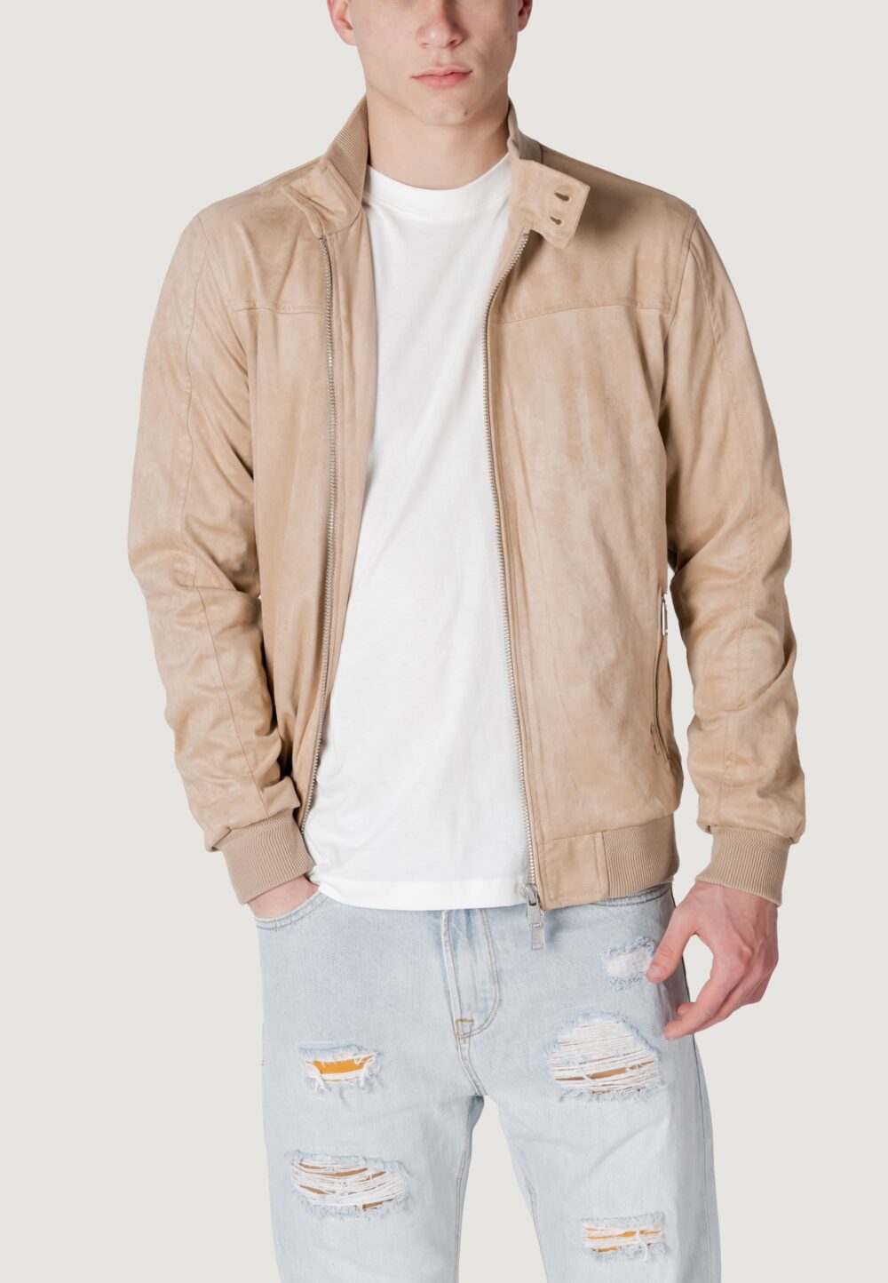 Giacchetto Gianni Lupo Beige chiaro - Foto 1