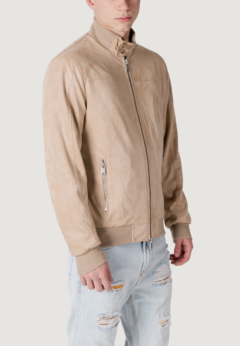 Giacchetto Gianni Lupo Beige chiaro - Foto 3
