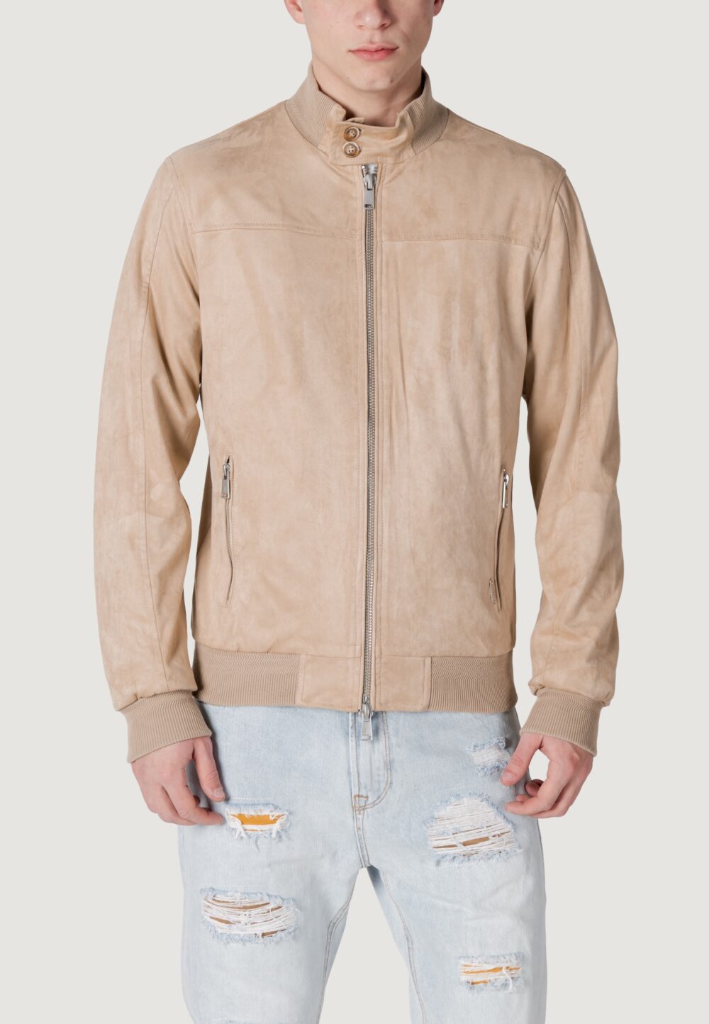 Giacchetto Gianni Lupo Beige chiaro - Foto 5