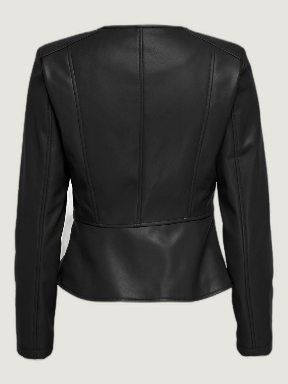 Giacchetto Only onlsaramy faux leather cc otw Nero - Foto 5