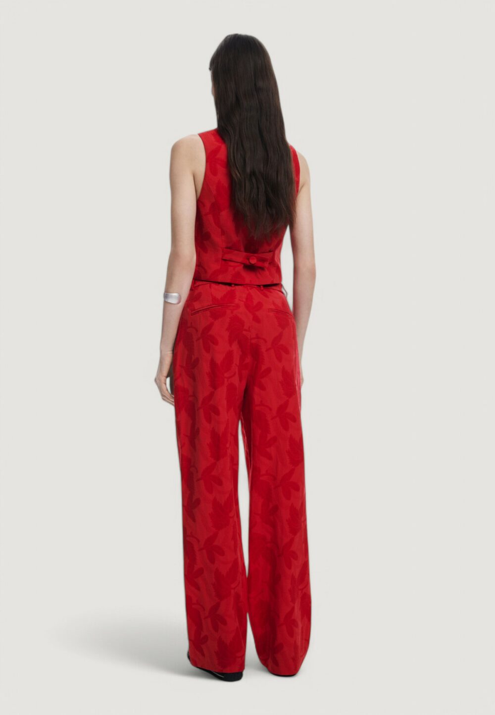 Gilet da completo Desigual chaleco_portland Rosso - Foto 4