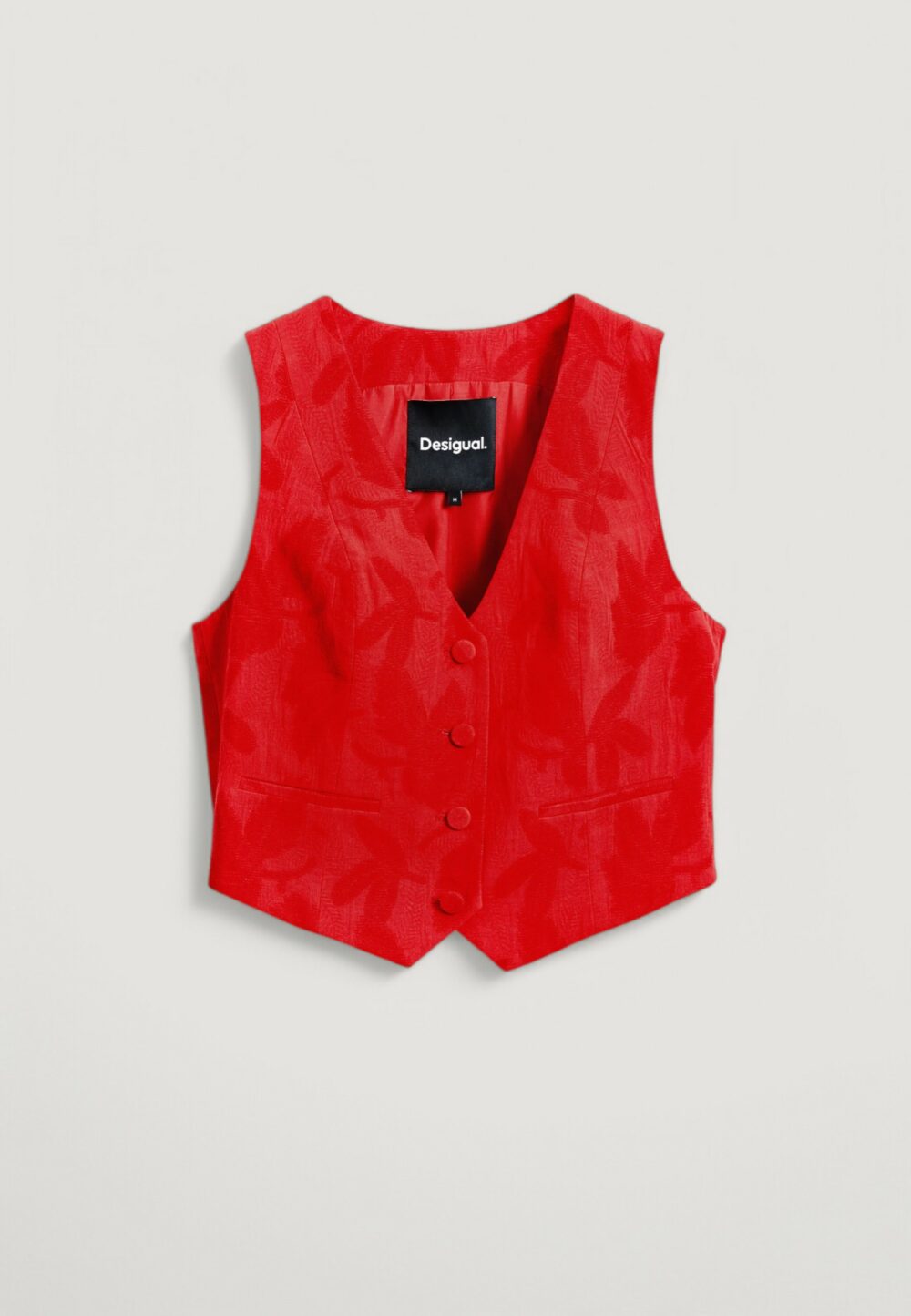 Gilet da completo Desigual chaleco_portland Rosso - Foto 2
