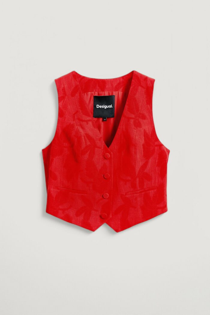 Gilet da completo Desigual chaleco_portland Rosso