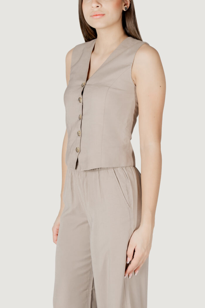 Gilet da completo Only onliris aris life waistcoat cc tlr Taupe