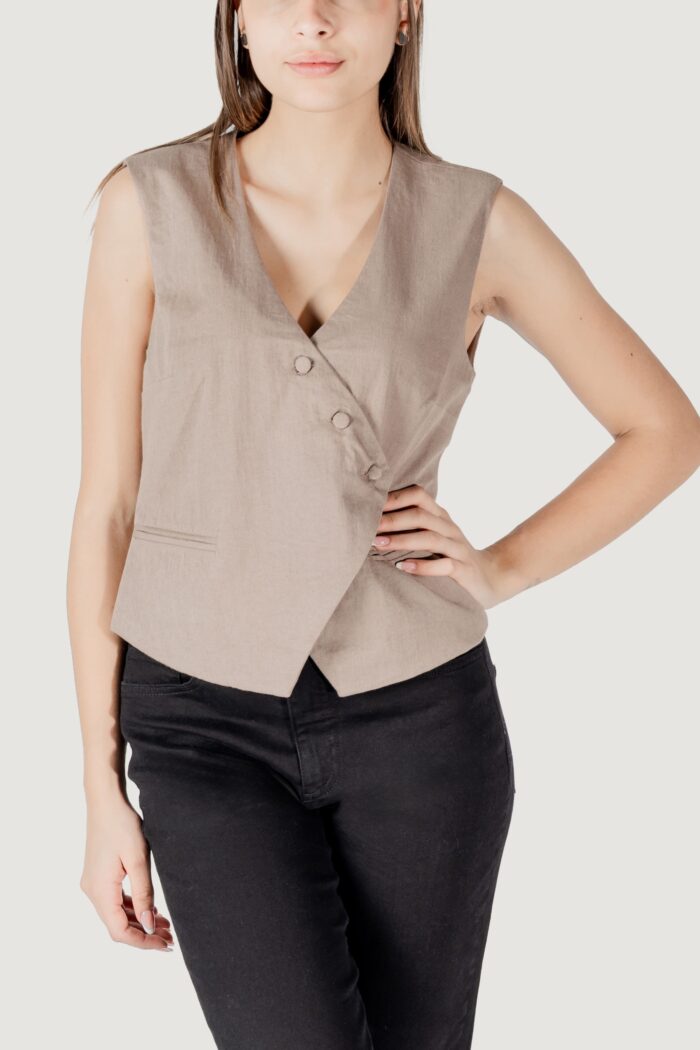 Gilet da completo Vila Clothes viflea s/l tailored Marrone