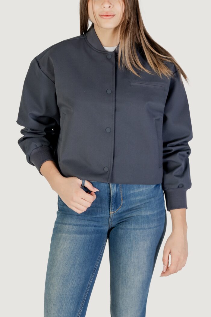 Giubbotto Calvin Klein Jeans short bomber jacket Antracite