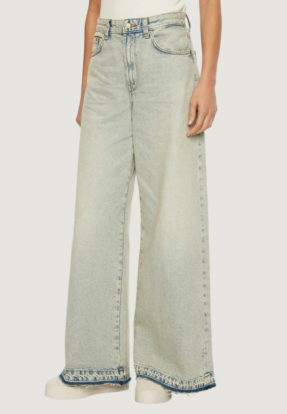 Jeans larghi Tommy Hilfiger Jeans tjw wide leg Denim chiaro - Foto 1