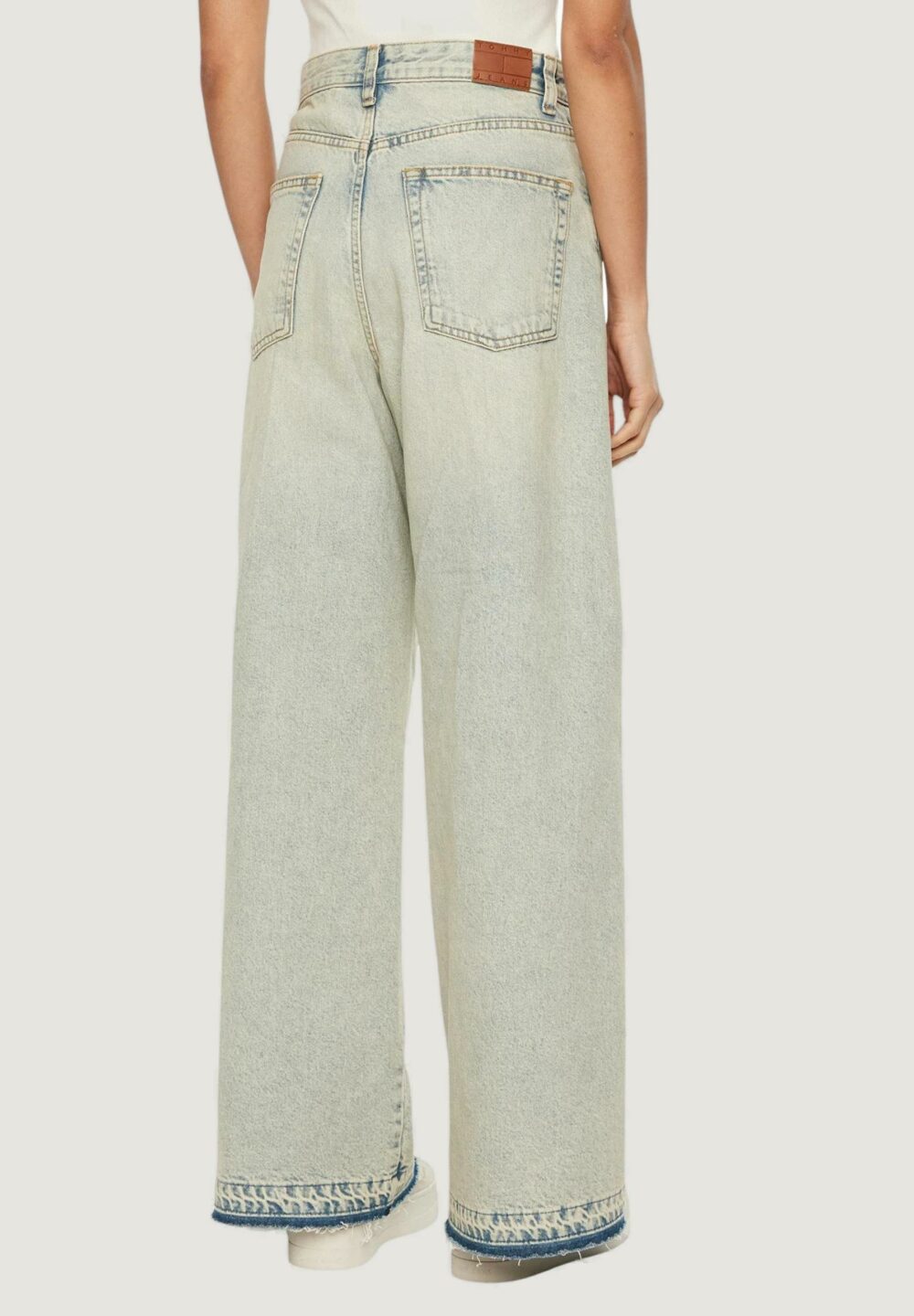 Jeans larghi Tommy Hilfiger Jeans tjw wide leg Denim chiaro - Foto 4