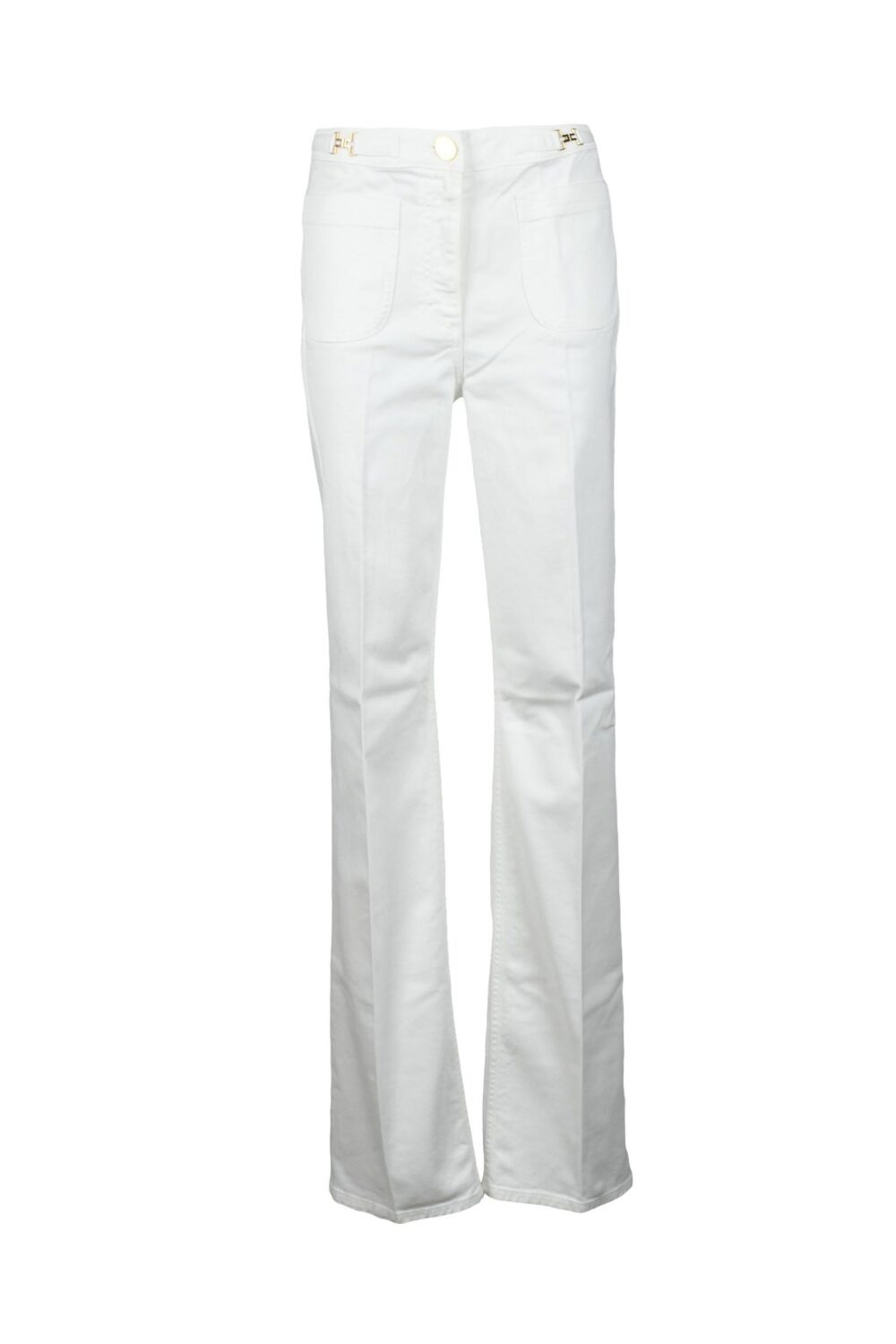 Jeans mom Elisabetta Franchi Bianco - Foto 1