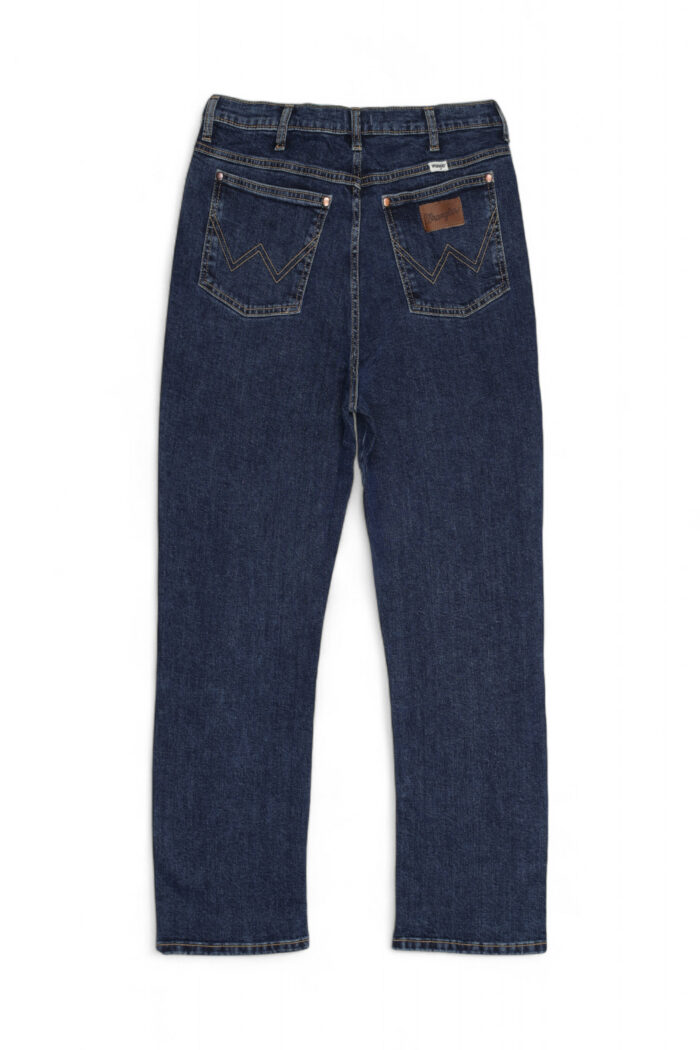 Jeans mom WRANGLER wild west 603 Blue Denim Scuro