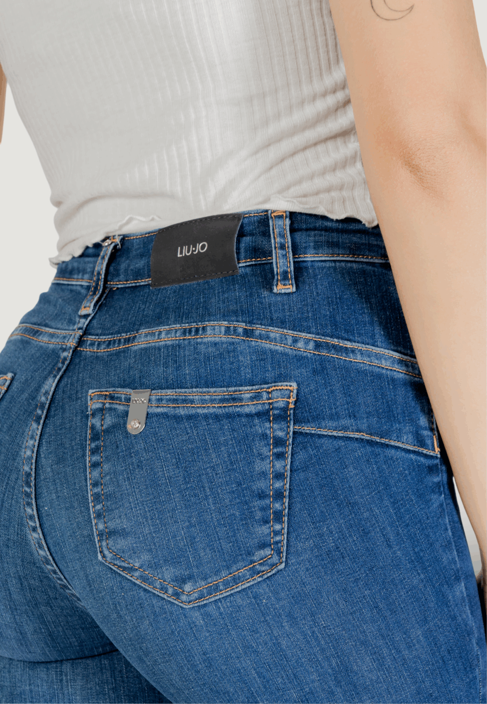 Jeans skinny Liu-Jo b.up divine h.w. Denim scuro - Foto 2