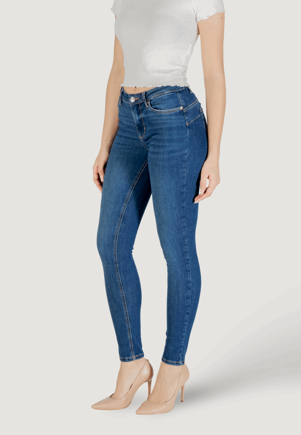 Jeans skinny Liu-Jo b.up divine h.w. Denim scuro - Foto 4