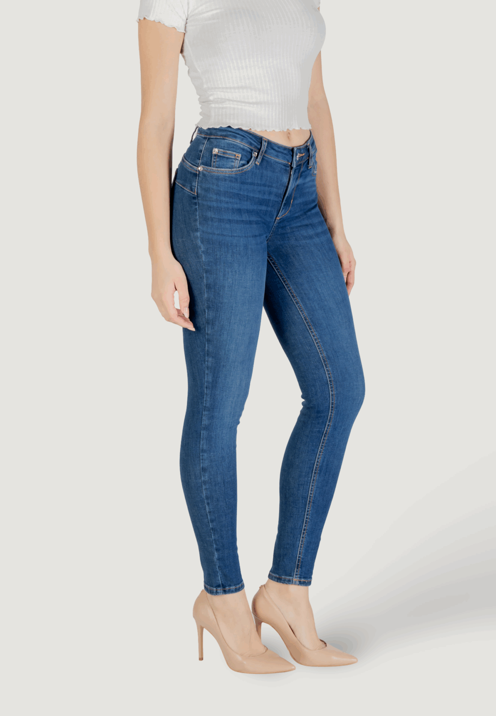 Jeans skinny Liu-Jo b.up divine h.w. Denim scuro - Foto 5