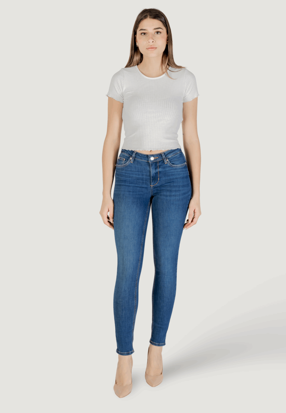 Jeans skinny Liu-Jo b.up divine h.w. Denim scuro - Foto 7