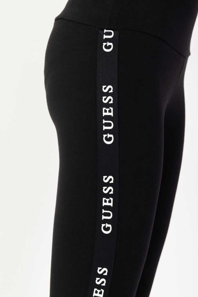 Leggings Guess Active aline leggings 4/4 eco j. str Nero