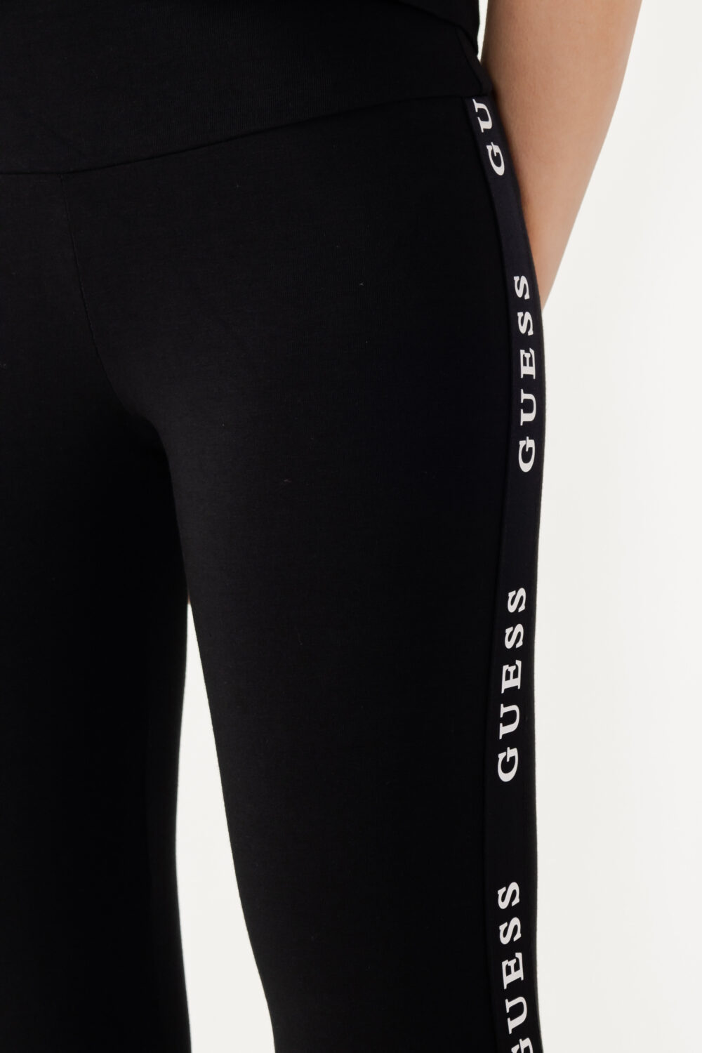 Leggings Guess Active aline leggings 4/4 eco j. str Nero - Foto 5