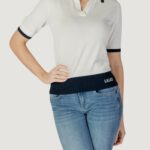 Maglia in filo manica corta Liu-Jo ecs chiusa m/c Latte - Foto 1
