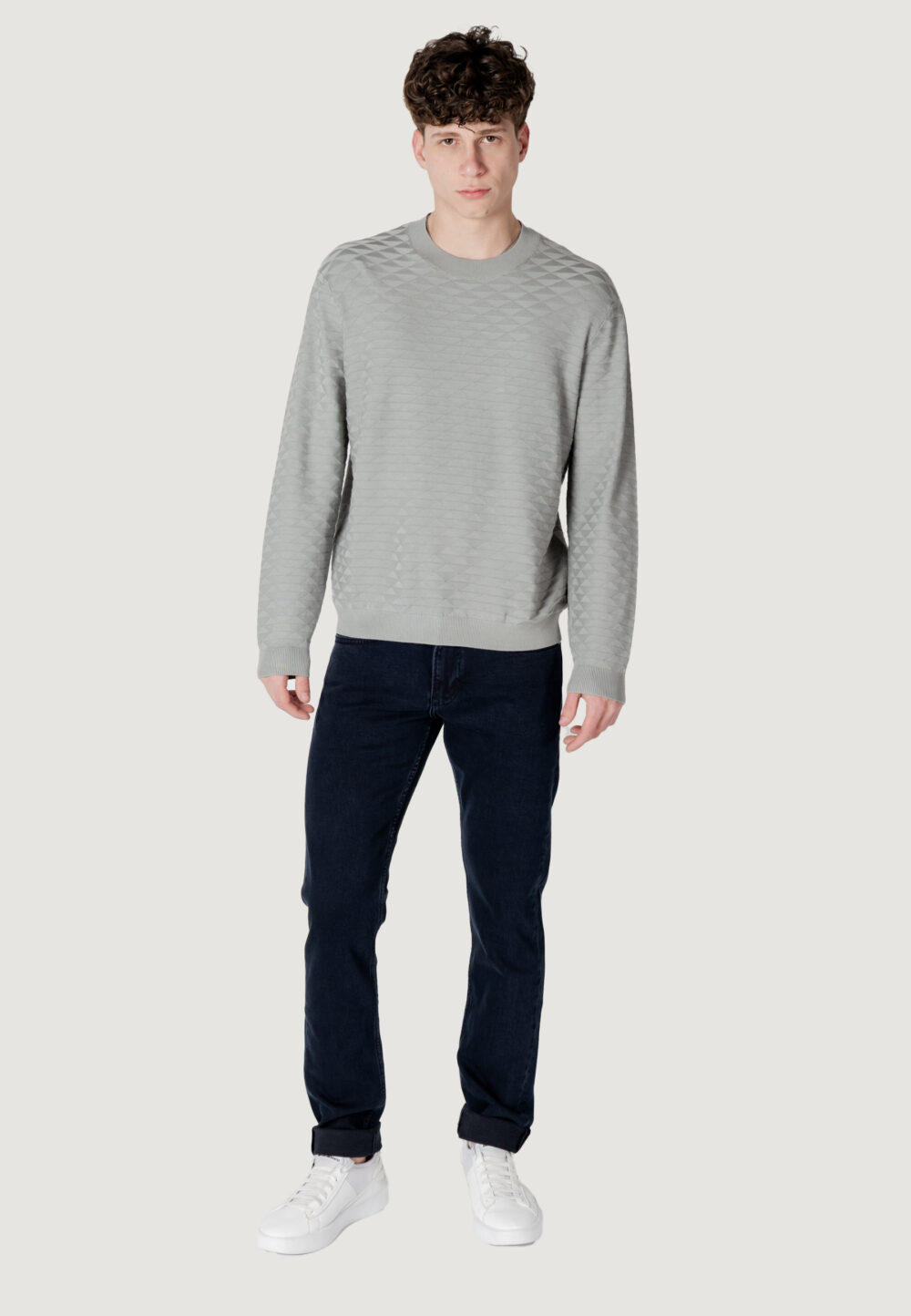 Maglione Armani Exchange Grigio - Foto 7