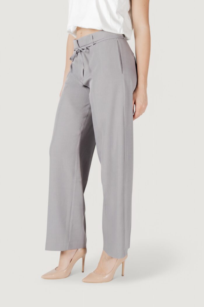 Pantaloni a palazzo Only onlmarine life mw str string pant cc tlr Grigio