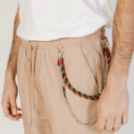 Pantaloni con cavallo basso Gianni Lupo Beige - Foto 2