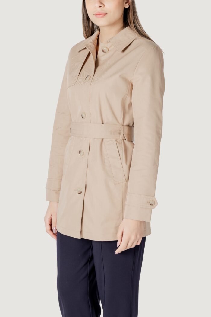 Trench Street One mid lenght trenchcoat Beige
