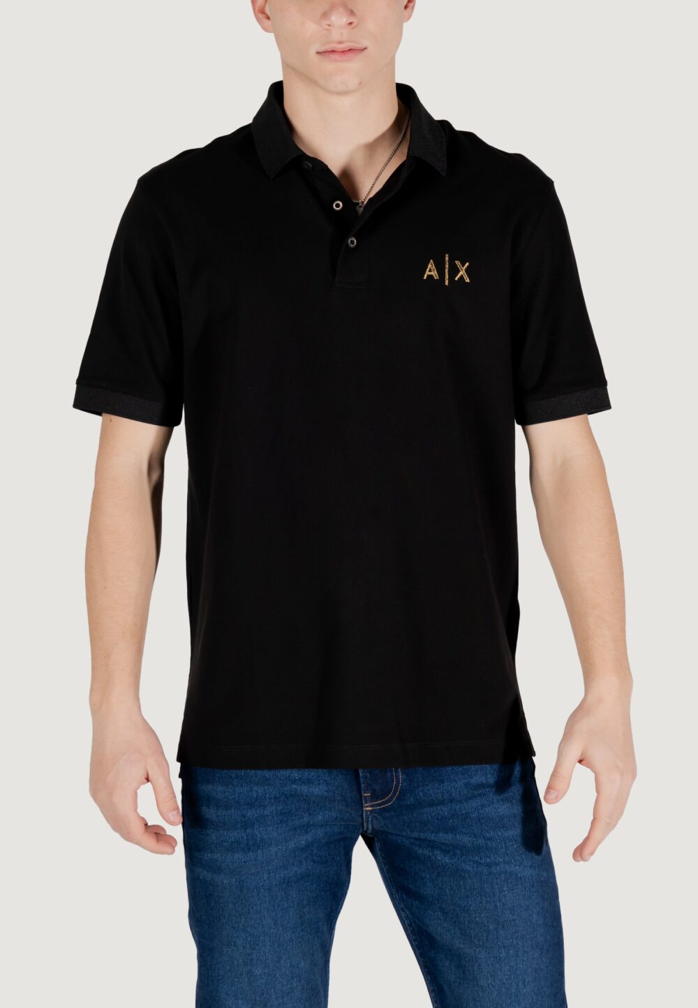Polo manica corta Armani Exchange Nero - Foto 1
