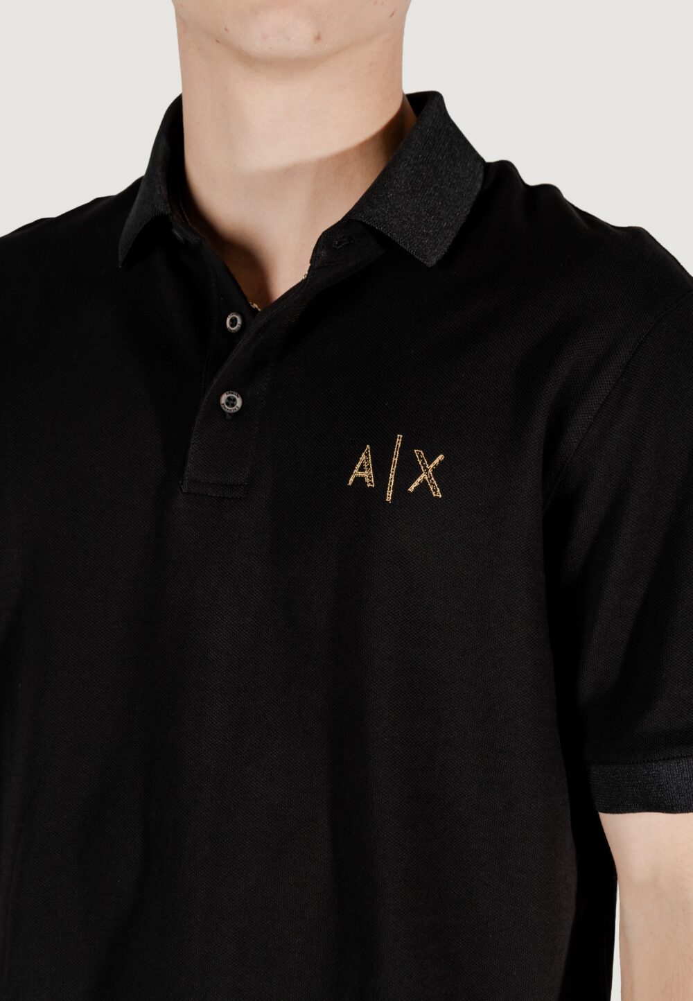 Polo manica corta Armani Exchange Nero - Foto 4
